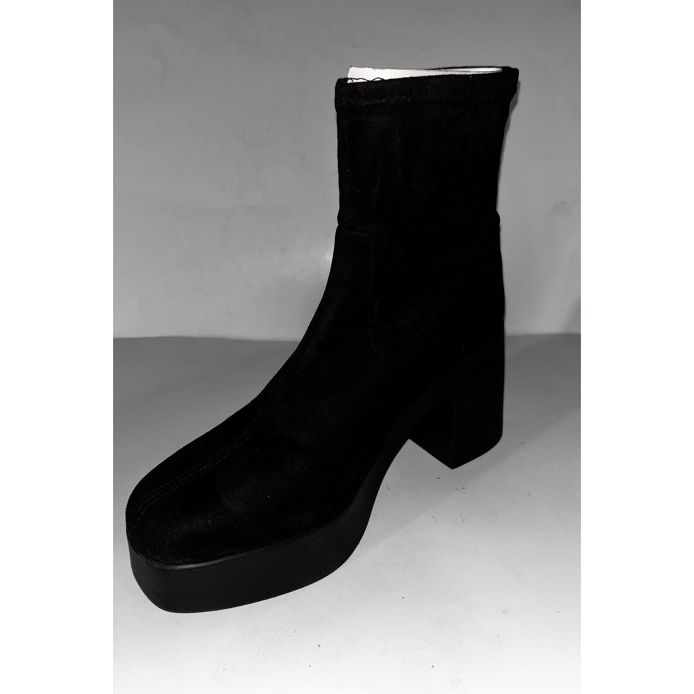 Free People Marlowe Vegan Leather Classic Platform Boots Empire 40 (10) NEW